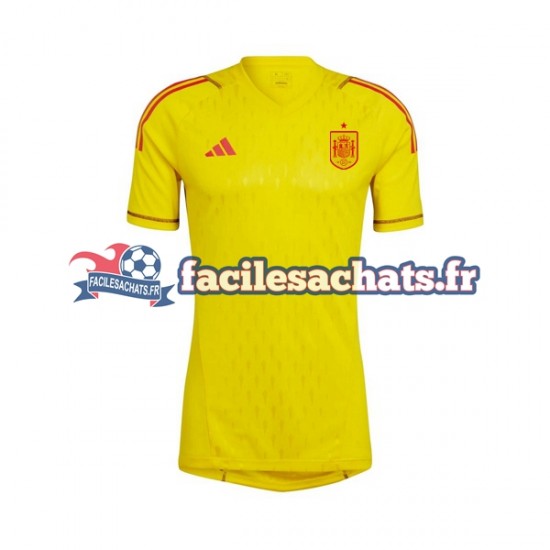 Maillot Espagne 2022-2023 Gardien Extérieur Homme MC