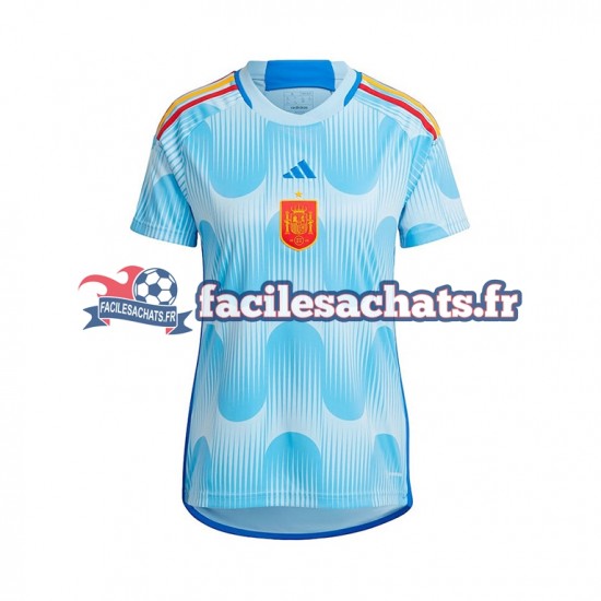 Maillot Espagne World Cup 2022 Extérieur Femme MC