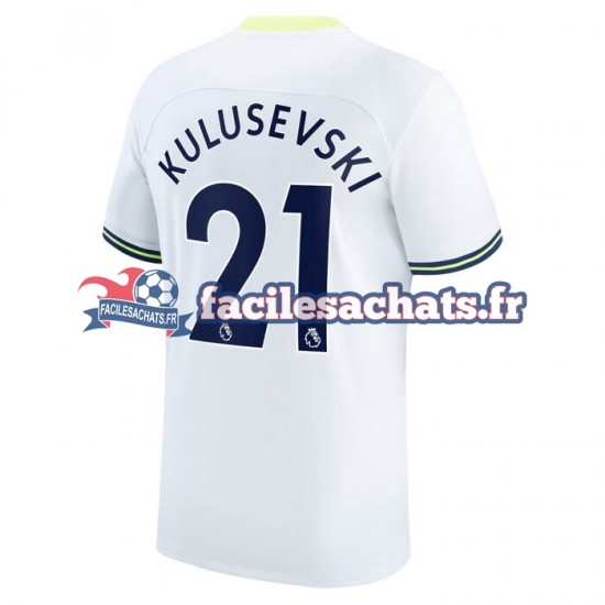 Maillot Tottenham Hotspur Dejan Kulusevski 21 2022-2023 Domicile Homme MC