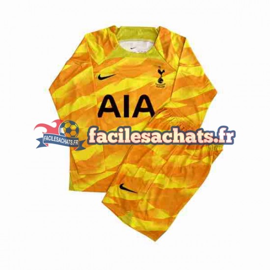 Maillot Tottenham Hotspur 2023-2024 Gardien Orange Extérieur Enfant ML