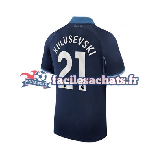 Maillot Tottenham Hotspur Kulusevski 21 2023-2024 Extérieur Homme MC