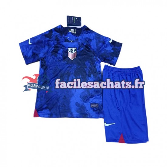 Maillot États-Unis World Cup 2022 Extérieur Enfant MC