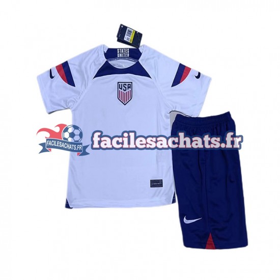 Maillot États-Unis World Cup 2022 Domicile Enfant MC