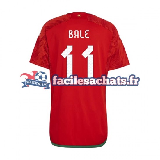 Maillot Pays de Galles Bale 11 World Cup 2022 Domicile Homme MC