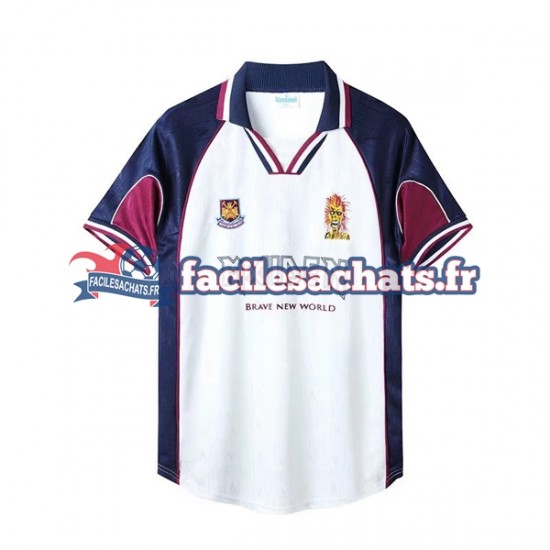 Maillot West Ham United Retro Iron Maiden 1999 Extérieur Homme MC