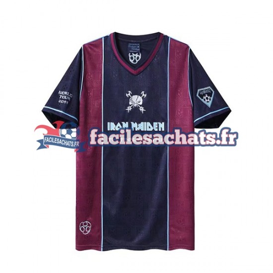 Maillot West Ham United Retro Iron Maiden 2011 Domicile Homme MC