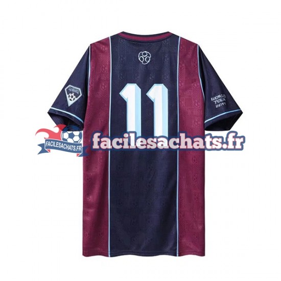 Maillot West Ham United Retro Iron Maiden 2011 Domicile Homme MC