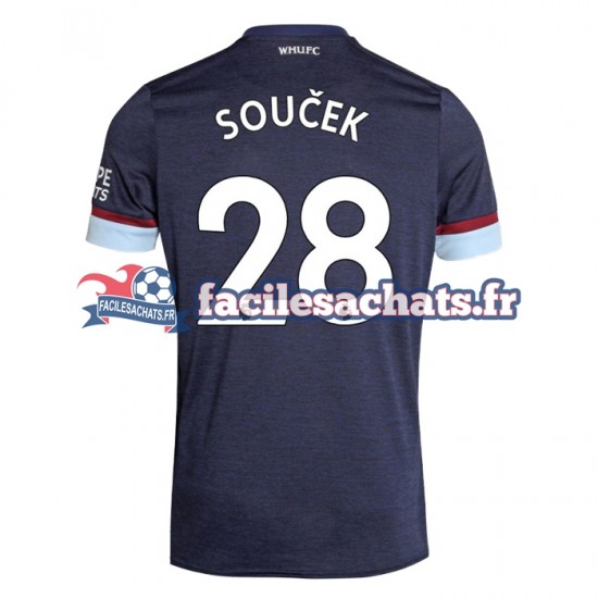 Maillot West Ham United Tomas Soucek 28 2021-2022 3ème Homme MC