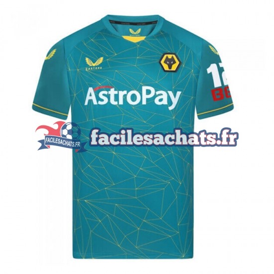 Maillot Wolverhampton Wanderers 2022-2023 Extérieur Homme MC