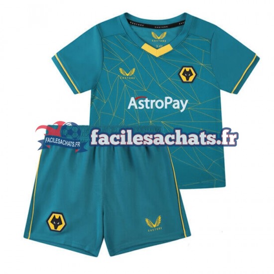 Maillot Wolverhampton Wanderers 2022-2023 Extérieur Enfant MC