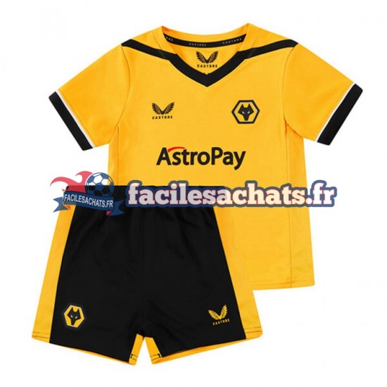 Maillot Wolverhampton Wanderers 2022-2023 Domicile Enfant MC