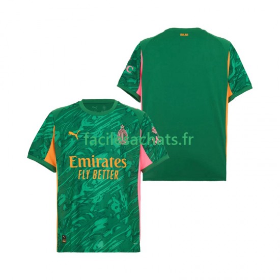 Maillot AC Milan 2025-2026 Gardien Extérieur Homme MC