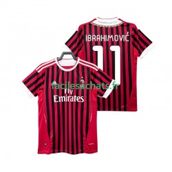 Maillot AC Milan Zlatan IBRAHIMOVIC 11 Retro 2011 2012 Domicile Homme MC