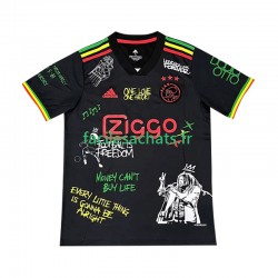 Maillot Ajax Amsterdam Bob Marley Special 2025-2026 Noir Domicile Homme MC