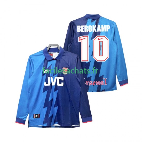 Maillot Arsenal Bergkamp 10 Retro 1995 1996 Extérieur Homme ML