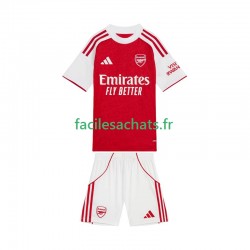 Maillot Arsenal 2025-2026 Domicile Enfant MC