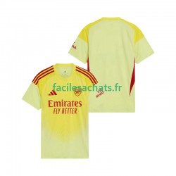 Maillot Arsenal 2025-2026 Gardien Domicile Homme MC Maillot Arsenal 2025-2026 Gardien Domicile Homme MC