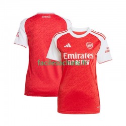 Maillot Arsenal 2025-2026 Domicile Femme MC