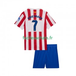 Maillot Atlético Madrid Antoine Griezmann 7 2025-2026 Domicile Enfant MC