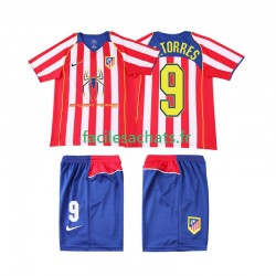 Maillot Atlético Madrid F TORRES 9 Retro 2004 2005 Domicile Enfant MC