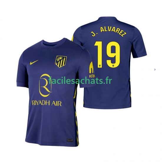 Maillot Atlético Madrid Julian Alvarez 19 2025-2026 Extérieur Homme MC
