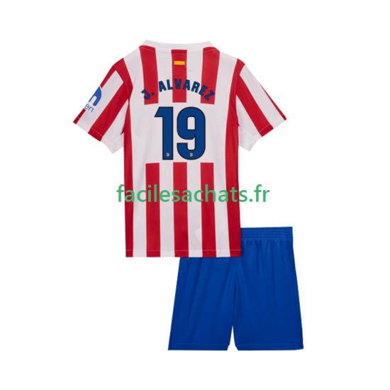 Maillot Atlético Madrid Julian Alvarez 19 2025-2026 Domicile Enfant MC