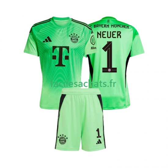 Maillot Bayern Munich Manuel Neuer 1 2025-2026 Gardien Domicile Enfant MC
