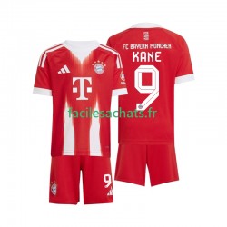 Maillot Bayern Munich Harry Kane 9 2025-2026 Domicile Enfant MC