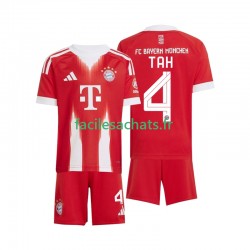 Maillot Bayern Munich Jonathan Tah 4 2025-2026 Domicile Enfant MC