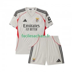 Maillot Benfica 2025-2026 Extérieur Enfant MC