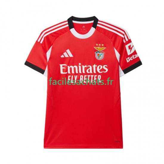 Maillot Benfica 2025-2026 Domicile Homme MC