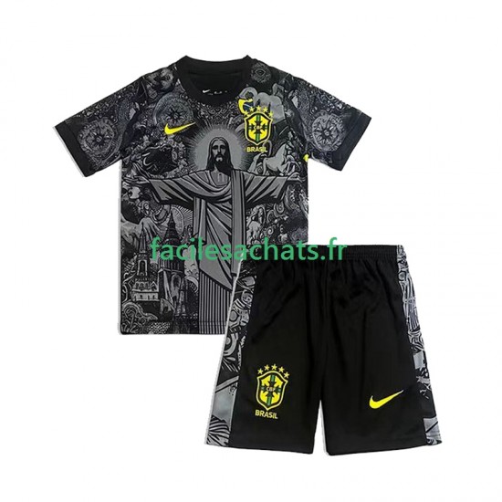 Brésil Cheist the Redeemer Football Shirts 2024 Domicile Enfant MC