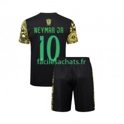Maillot Brésil Neymar JR 10 Jesus 2024 Domicile Enfant MC