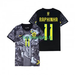 Maillot Brésil RAPHINHA 11 Cheist the Redeemer 2024 Domicile Homme MC