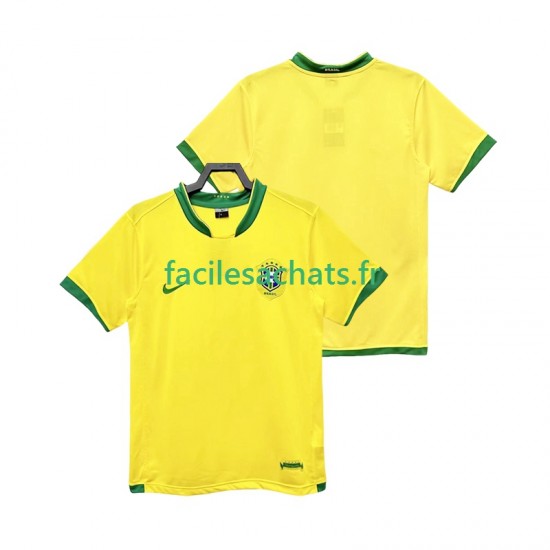 Maillot Brésil Retro 2006 Domicile Homme MC