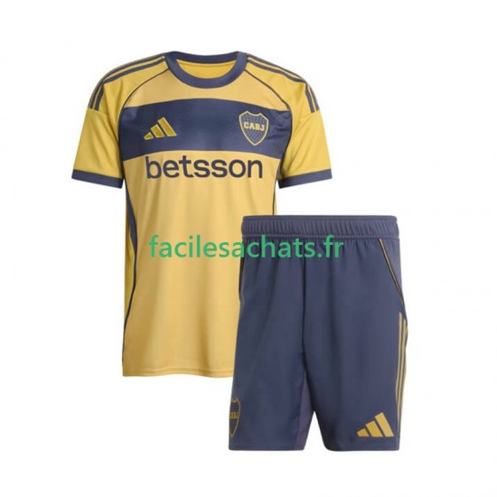 Maillot CA Boca Juniors 2025-2026 Extérieur Enfant MC