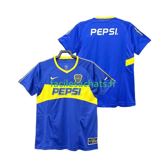Maillot CA Boca Juniors Retro 2003 2004 Domicile Homme MC
