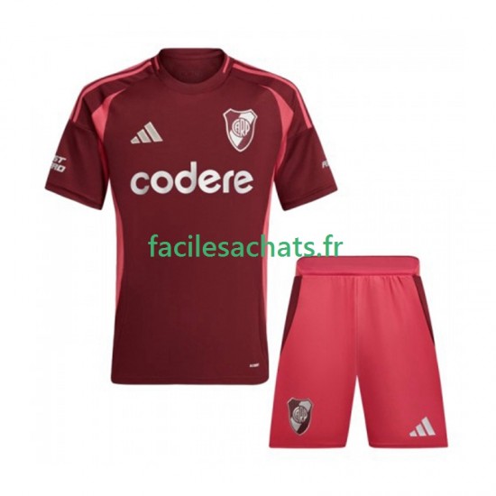Maillot CA River Plate 2024-2025 Extérieur Enfant MC