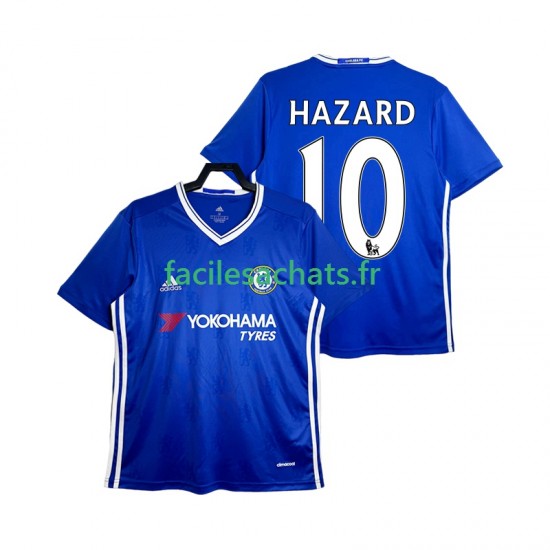 Maillot Chelsea HAZARD 10 Retro 2016-2017 Domicile Homme MC