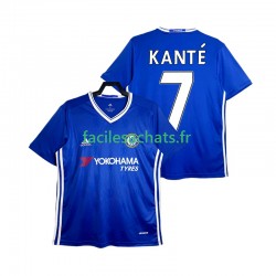 Maillot Chelsea KANTE 7 Retro 2016-2017 Domicile Homme MC