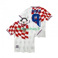 Maillot Croatie BSUKER 9 Retro 1998 Domicile Homme MC