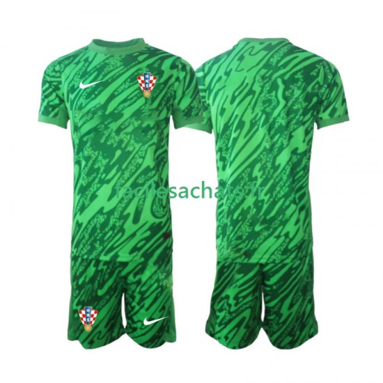 Maillot Croatie 2024 Gardien Extérieur Enfant MC