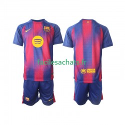 Maillot FC Barcelone 2025-2026 Domicile Enfant MC
