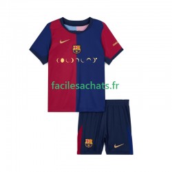 Maillot FC Barcelone Coldplay 2024-2025 Domicile Enfant MC