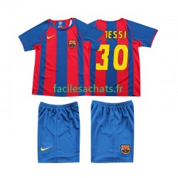 Maillot FC Barcelone Lionel Messi 10 Retro 2004 Domicile Enfant MC