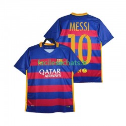 Maillot FC Barcelone Lionel Messi 10 Retro 2015-2016 Domicile Homme MC