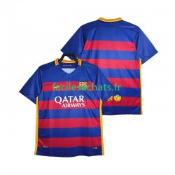 Maillot FC Barcelone Retro 2015-2016 Domicile Homme MC