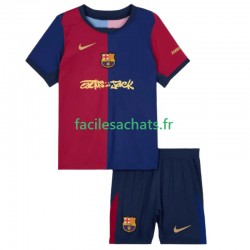 Maillot FC Barcelone TRAVIS SCOTT 2024-2025 Domicile Enfant MC