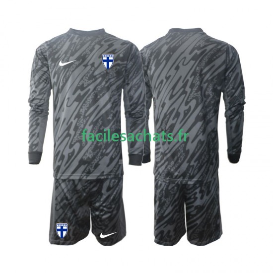 Maillot Finlande 2024 Gardien Domicile Enfant ML