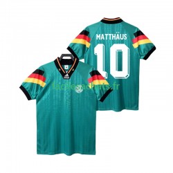 Maillot Allemagne MATTHAUS 10 Retro 1992 Extérieur Homme MC